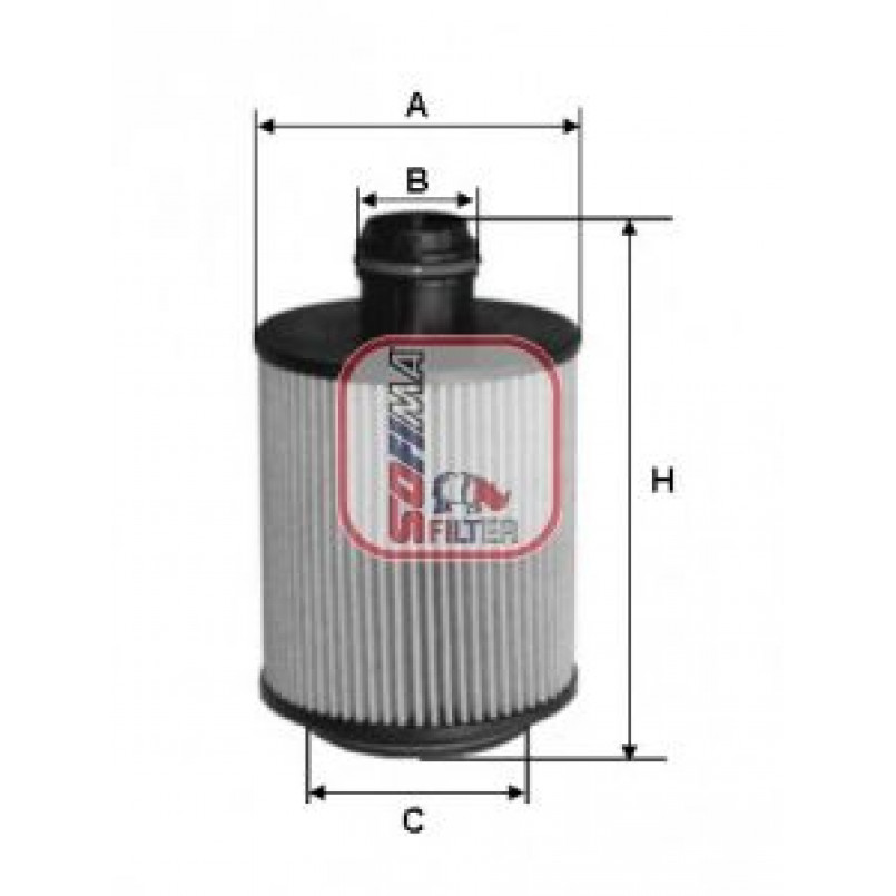 S 5088 PE SOFIMA Фільтр оливи